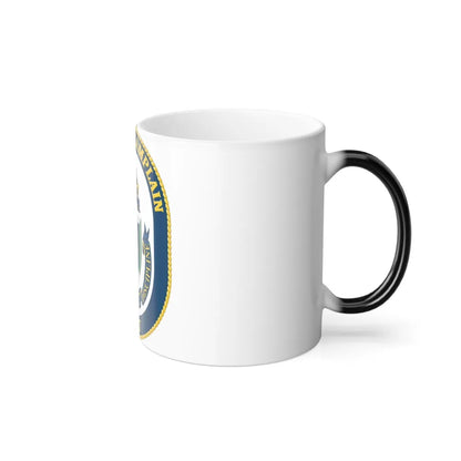 USS Lake Champlan CG 57 Crest (U.S. Navy) Color Changing Mug 11oz-Go Mug Yourself