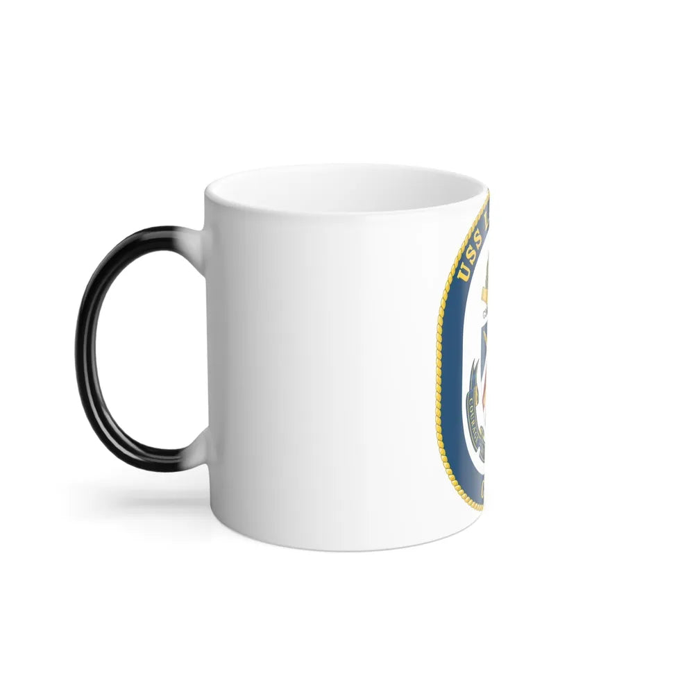 USS Lake Erie CG 70 Crest (U.S. Navy) Color Changing Mug 11oz-Go Mug Yourself