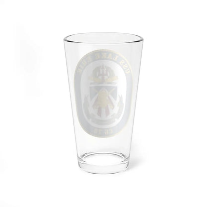 USS Lake Erie CG 70 Crest (U.S. Navy) Pint Glass 16oz-Go Mug Yourself