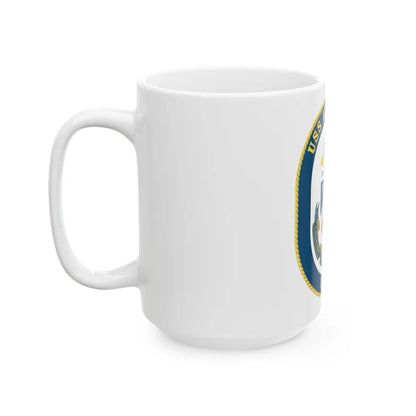 USS Lake Erie CG 70 Crest (U.S. Navy) White Coffee Mug-Go Mug Yourself