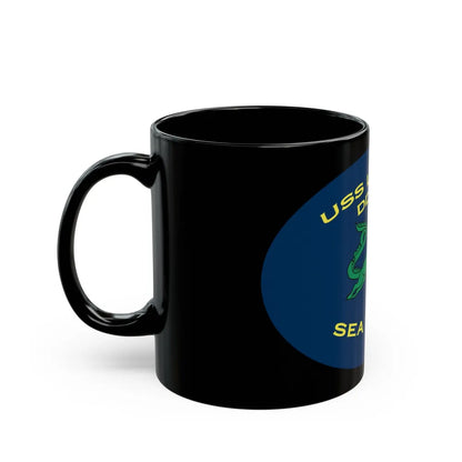 USS Lassen DDG 82 Sea Devils New 2018 (U.S. Navy) Black Coffee Mug-Go Mug Yourself