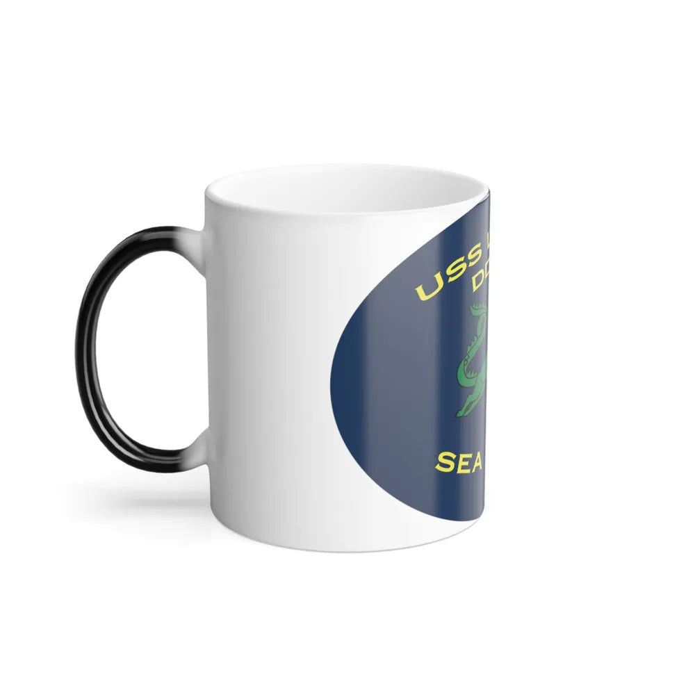 USS Lassen DDG 82 Sea Devils New 2018 (U.S. Navy) Color Changing Mug 11oz-Go Mug Yourself