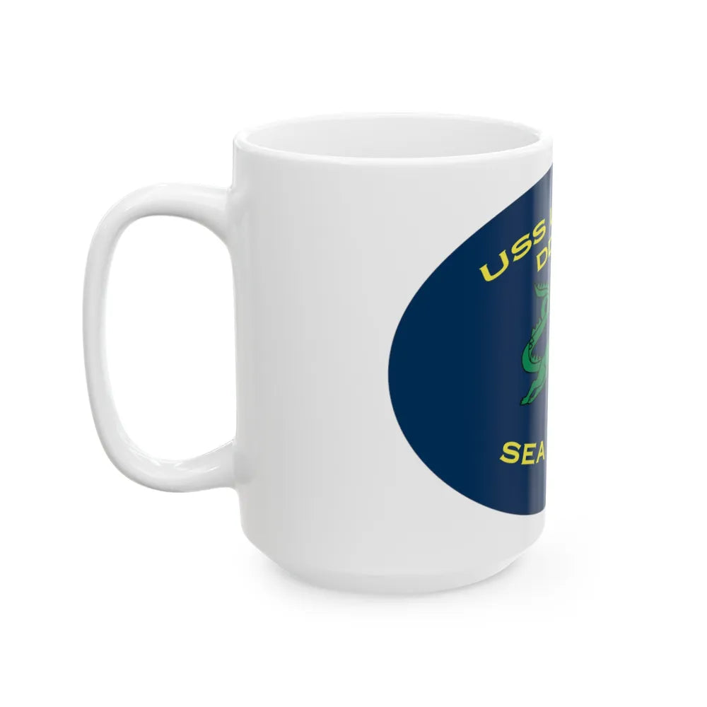 USS Lassen DDG 82 Sea Devils New 2018 (U.S. Navy) White Coffee Mug-Go Mug Yourself