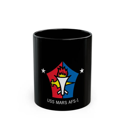 USS Mars AFS 1 (U.S. Navy) Black Coffee Mug-11oz-Go Mug Yourself