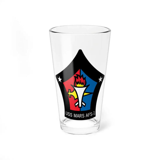 USS Mars AFS 1 (U.S. Navy) Pint Glass 16oz 16oz - Go Mug Yourself