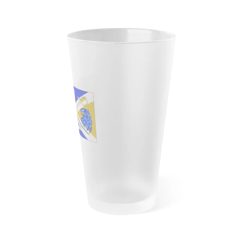 USS Mason DDG 87 Battle Flag (U.S. Navy) Frosted Pint Glass 16oz-Go Mug Yourself