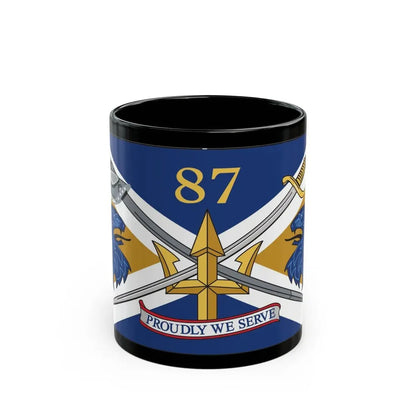 USS Mason DDG 87 Battle Flag. (U.S. Navy) Black Coffee Mug 11oz - Go Mug Yourself
