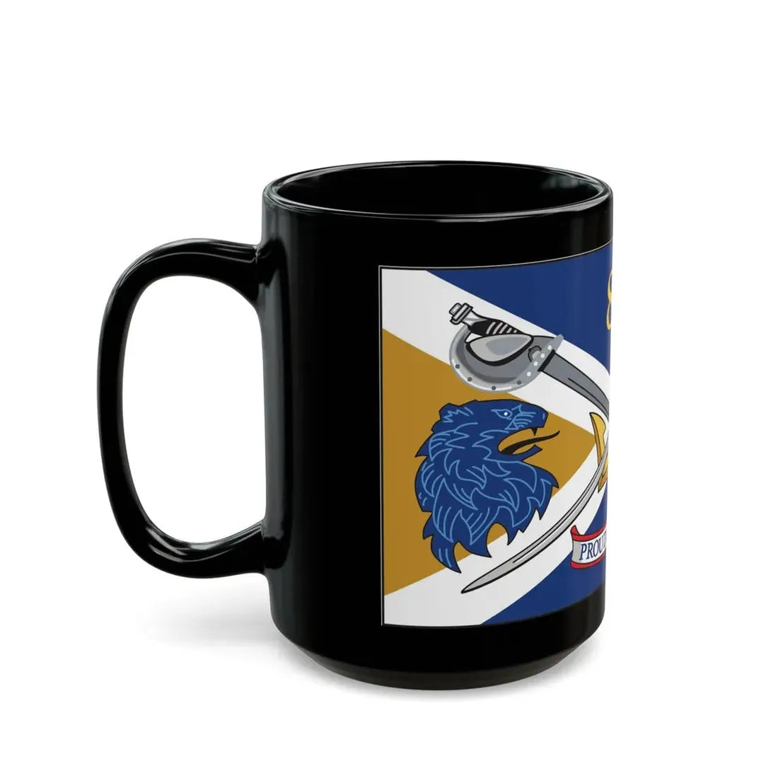 USS Mason DDG 87 Battle Flag. (U.S. Navy) Black Coffee Mug - Go Mug Yourself