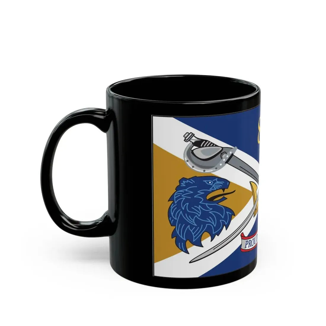 USS Mason DDG 87 Battle Flag. (U.S. Navy) Black Coffee Mug - Go Mug Yourself