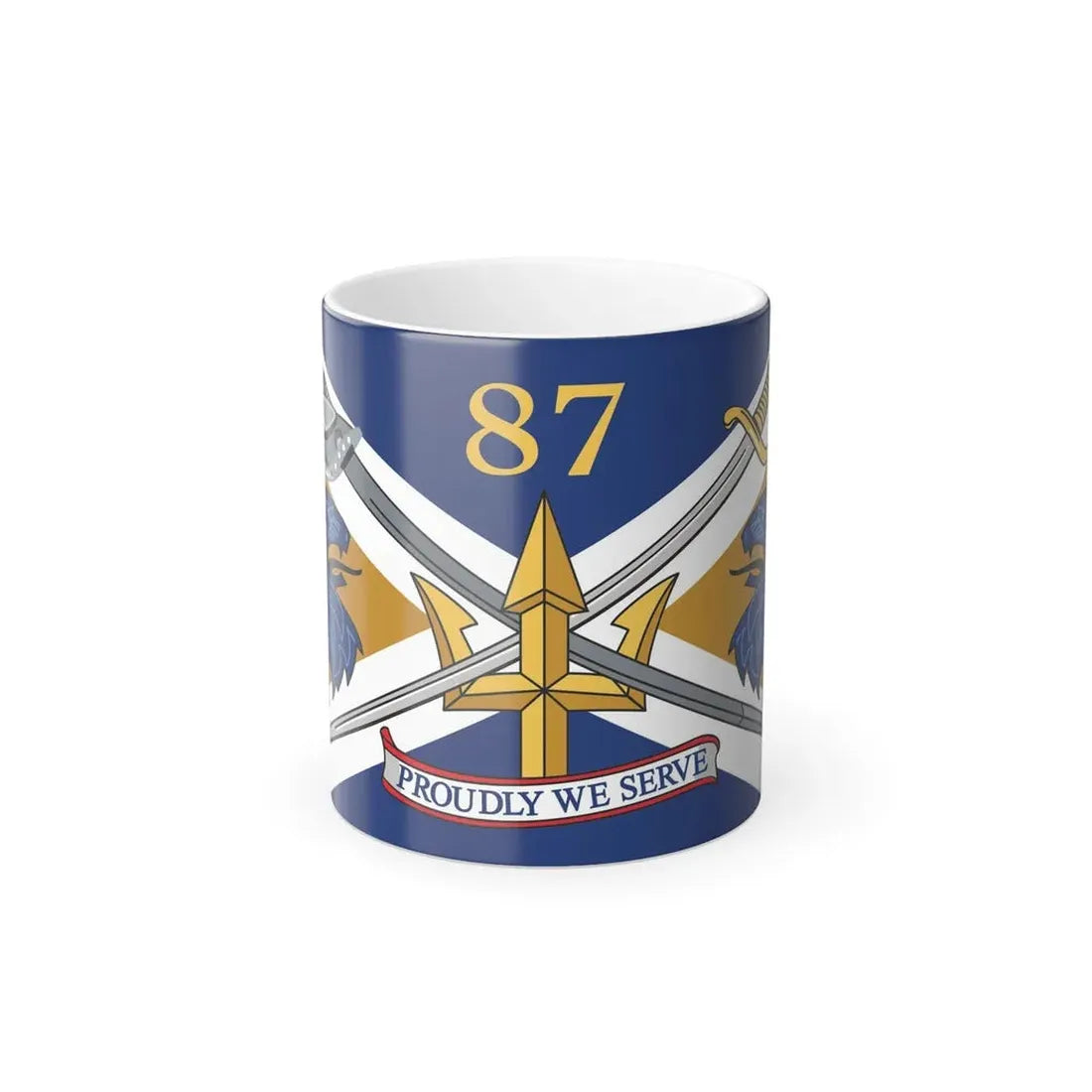 USS Mason DDG 87 Battle Flag. (U.S. Navy) Color Changing Mug 11oz Default Title 11oz - Go Mug Yourself
