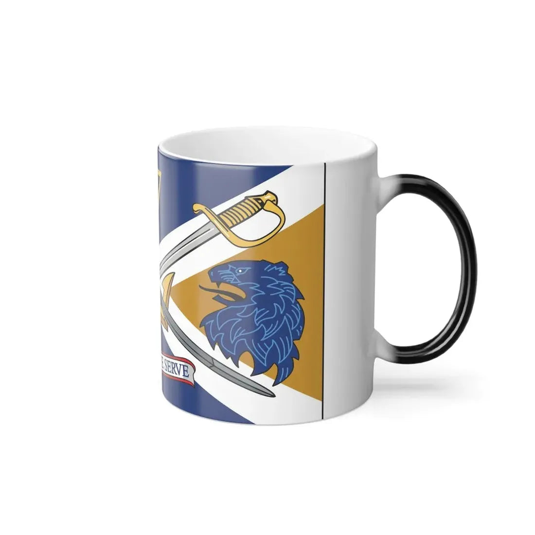 USS Mason DDG 87 Battle Flag. (U.S. Navy) Color Changing Mug 11oz - Go Mug Yourself