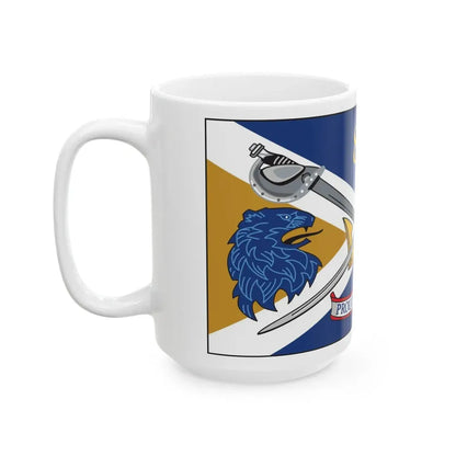 USS Mason DDG 87 Battle Flag. (U.S. Navy) White Coffee Mug - Go Mug Yourself