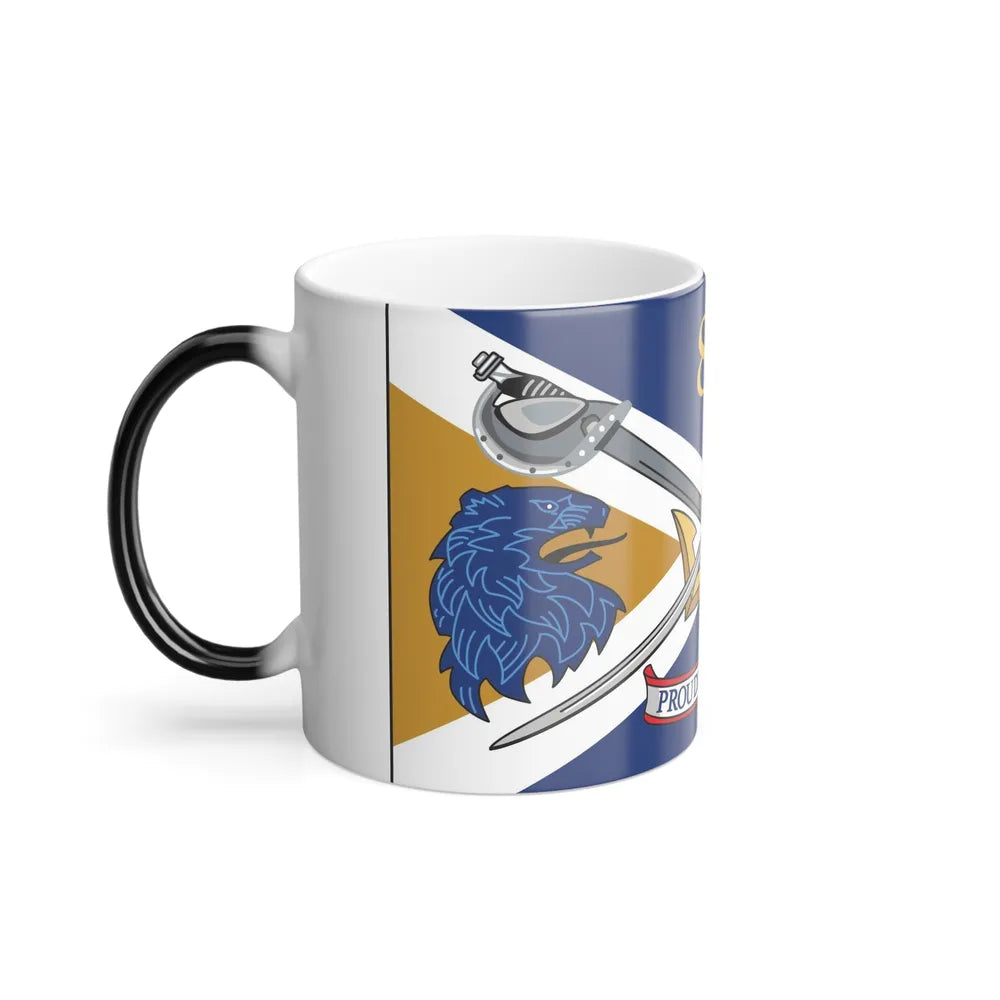 USS Mason DDG 87 Battle Flag. (U.S. Navy) Color Changing Mug 11oz-Go Mug Yourself