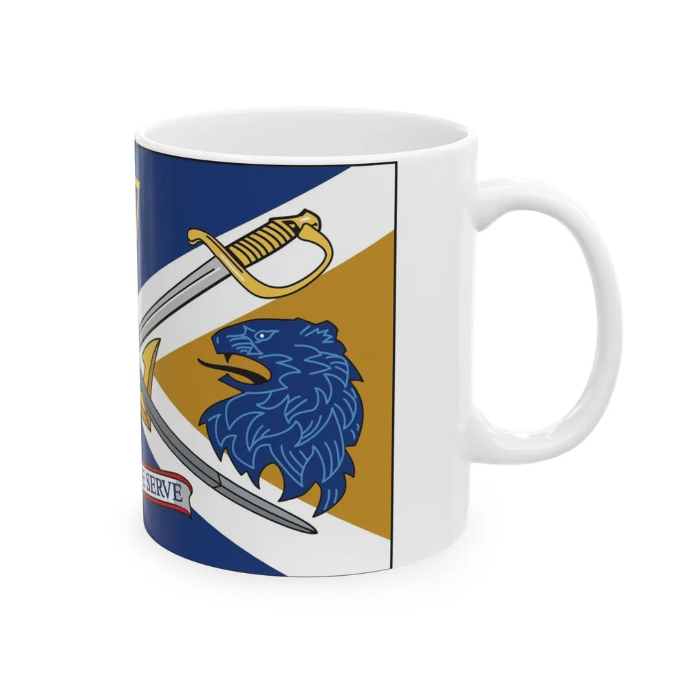 USS Mason DDG 87 Battle Flag. (U.S. Navy) White Coffee Mug-Go Mug Yourself