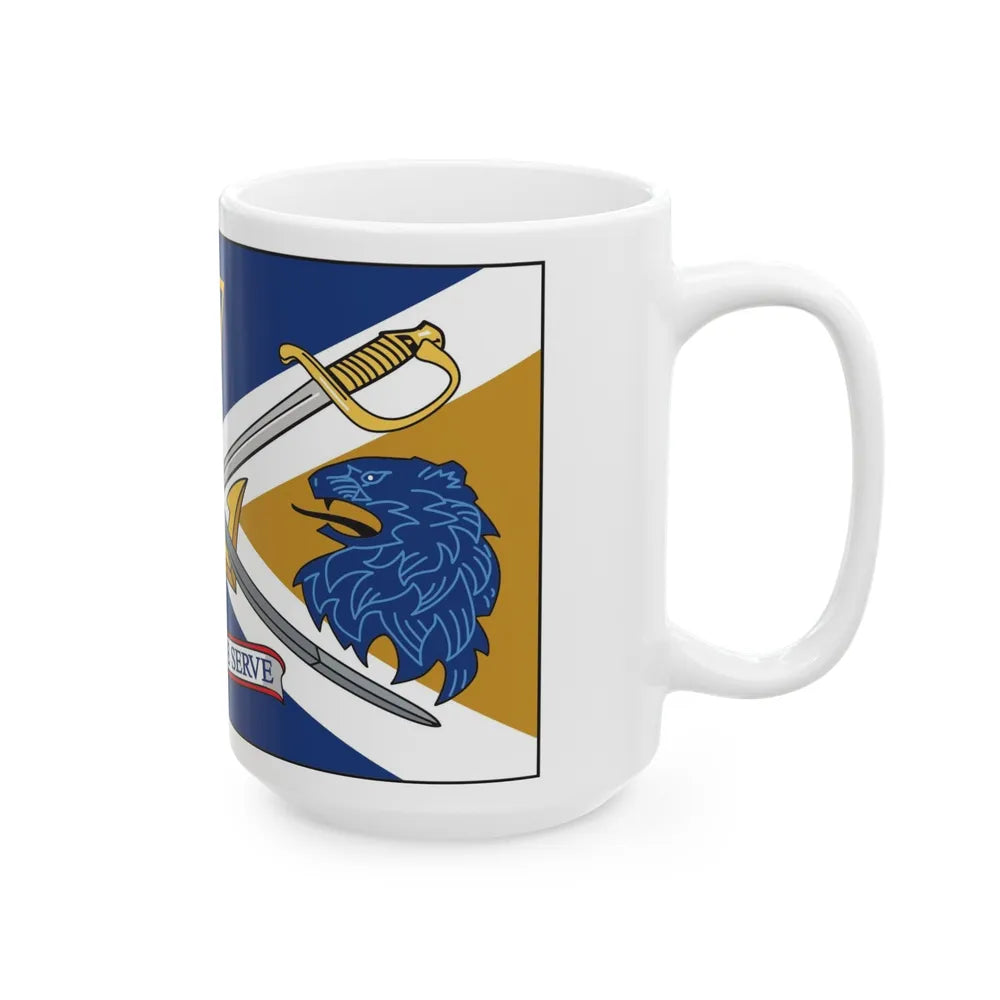 USS Mason DDG 87 Battle Flag. (U.S. Navy) White Coffee Mug-Go Mug Yourself