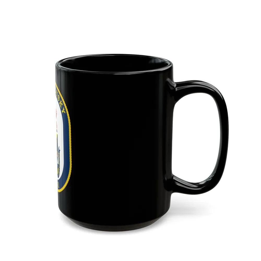 USS McClusky FFG 41 (U.S. Navy) Black Coffee Mug-Go Mug Yourself