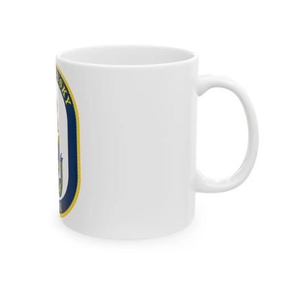 USS McClusky FFG 41 (U.S. Navy) White Coffee Mug-Go Mug Yourself