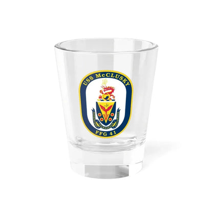 USS McClusky FFG 41 (U.S. Navy) Shot Glass 1.5oz 1.5oz - Go Mug Yourself