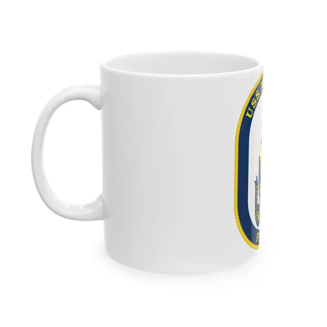 USS McClusky FFG 41 (U.S. Navy) White Coffee Mug - Go Mug Yourself