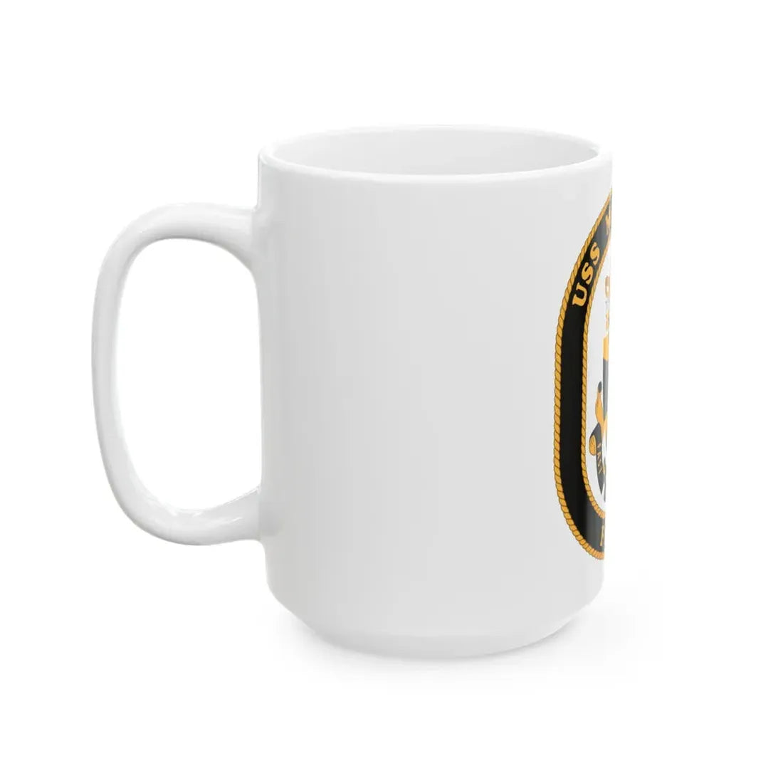USS McInerney FFG 8 (U.S. Navy) White Coffee Mug - Go Mug Yourself