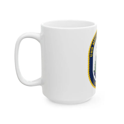 USS Michael Monsoor DDG 1001 Crest (U.S. Navy) White Coffee Mug-Go Mug Yourself