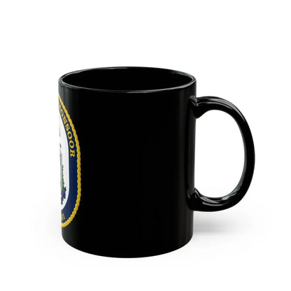 USS Michael Monsoor DDG 1001 Crest (U.S. Navy) Black Coffee Mug - Go Mug Yourself