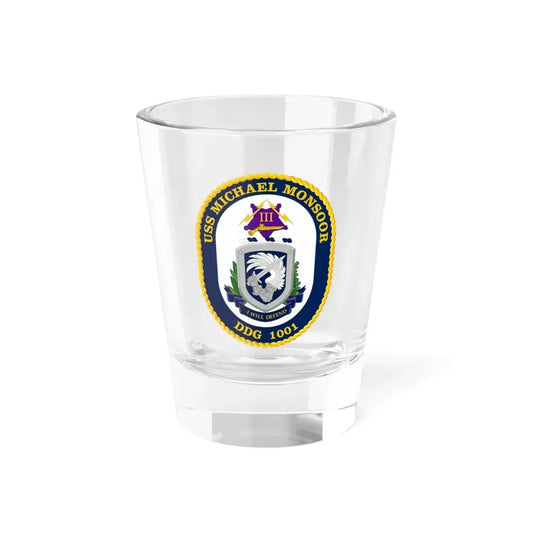 USS Michael Monsoor DDG 1001 Crest (U.S. Navy) Shot Glass 1.5oz 1.5oz - Go Mug Yourself