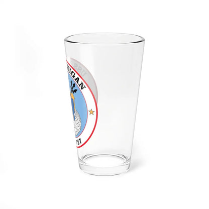 USS Michigan SSBN 727 (U.S. Navy) Pint Glass 16oz-Go Mug Yourself