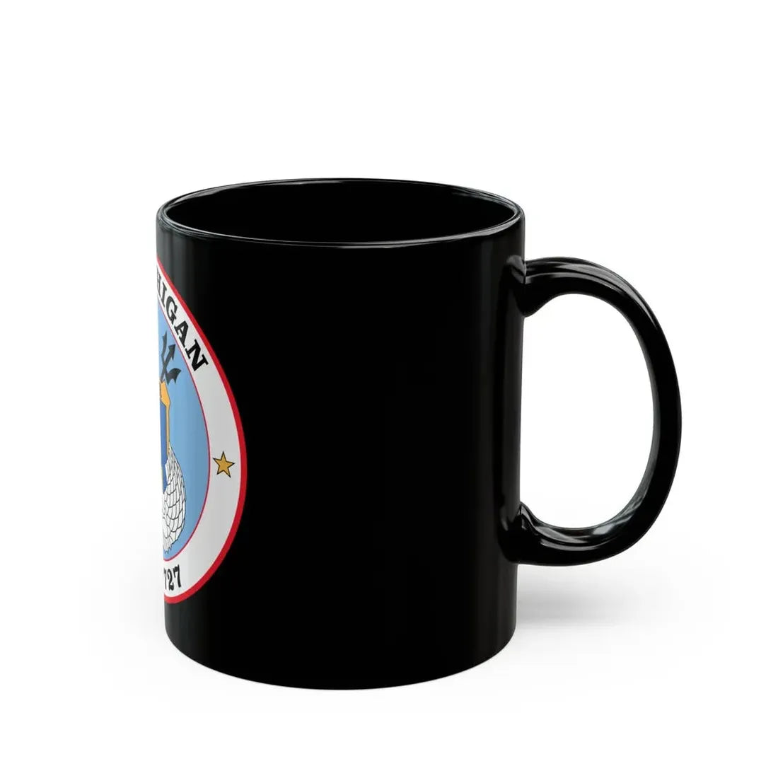 USS Michigan SSBN 727 (U.S. Navy) Black Coffee Mug - Go Mug Yourself