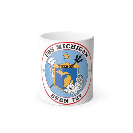 USS Michigan SSBN 727 (U.S. Navy) Color Changing Mug 11oz Default Title 11oz - Go Mug Yourself