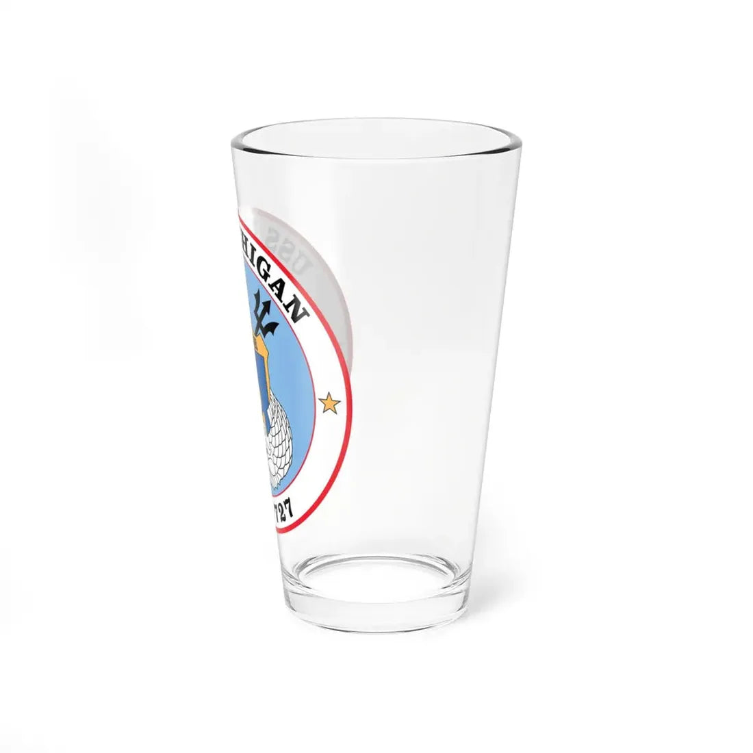 USS Michigan SSBN 727 (U.S. Navy) Pint Glass 16oz - Go Mug Yourself