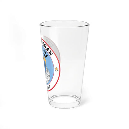 USS Michigan SSBN 727 (U.S. Navy) Pint Glass 16oz - Go Mug Yourself