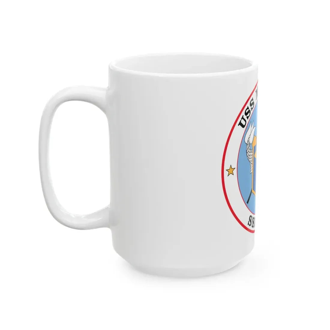 USS Michigan SSBN 727 (U.S. Navy) White Coffee Mug - Go Mug Yourself