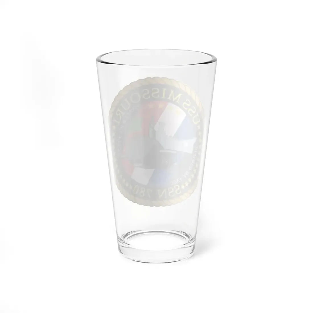 USS Missouri SSN780 (U.S. Navy) Pint Glass 16oz - Go Mug Yourself