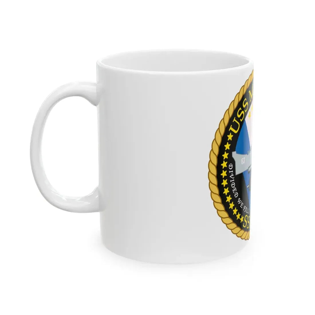 USS Missouri SSN780 (U.S. Navy) White Coffee Mug - Go Mug Yourself