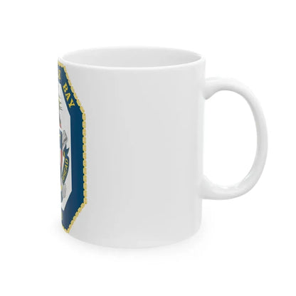 USS Mobile Bay CG 53 Crest (U.S. Navy) White Coffee Mug - Go Mug Yourself