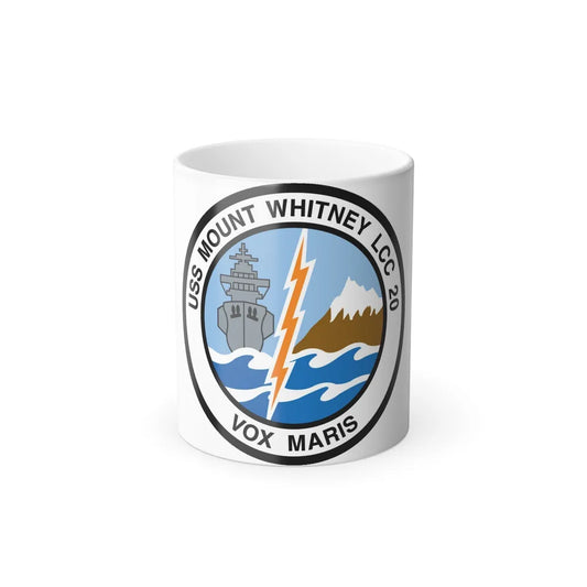USS Mount Whitney LCC 20 Vox Maris (U.S. Navy) Color Changing Mug 11oz-11oz-Go Mug Yourself