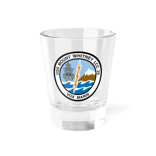 USS Mount Whitney LCC 20 Vox Maris (U.S. Navy) Shot Glass 1.5oz 1.5oz - Go Mug Yourself