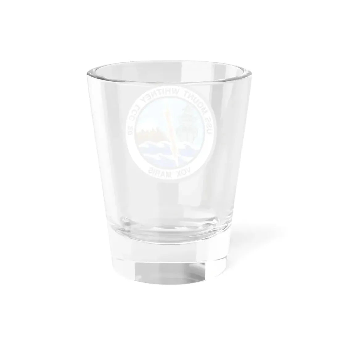 USS Mount Whitney LCC 20 Vox Maris (U.S. Navy) Shot Glass 1.5oz - Go Mug Yourself