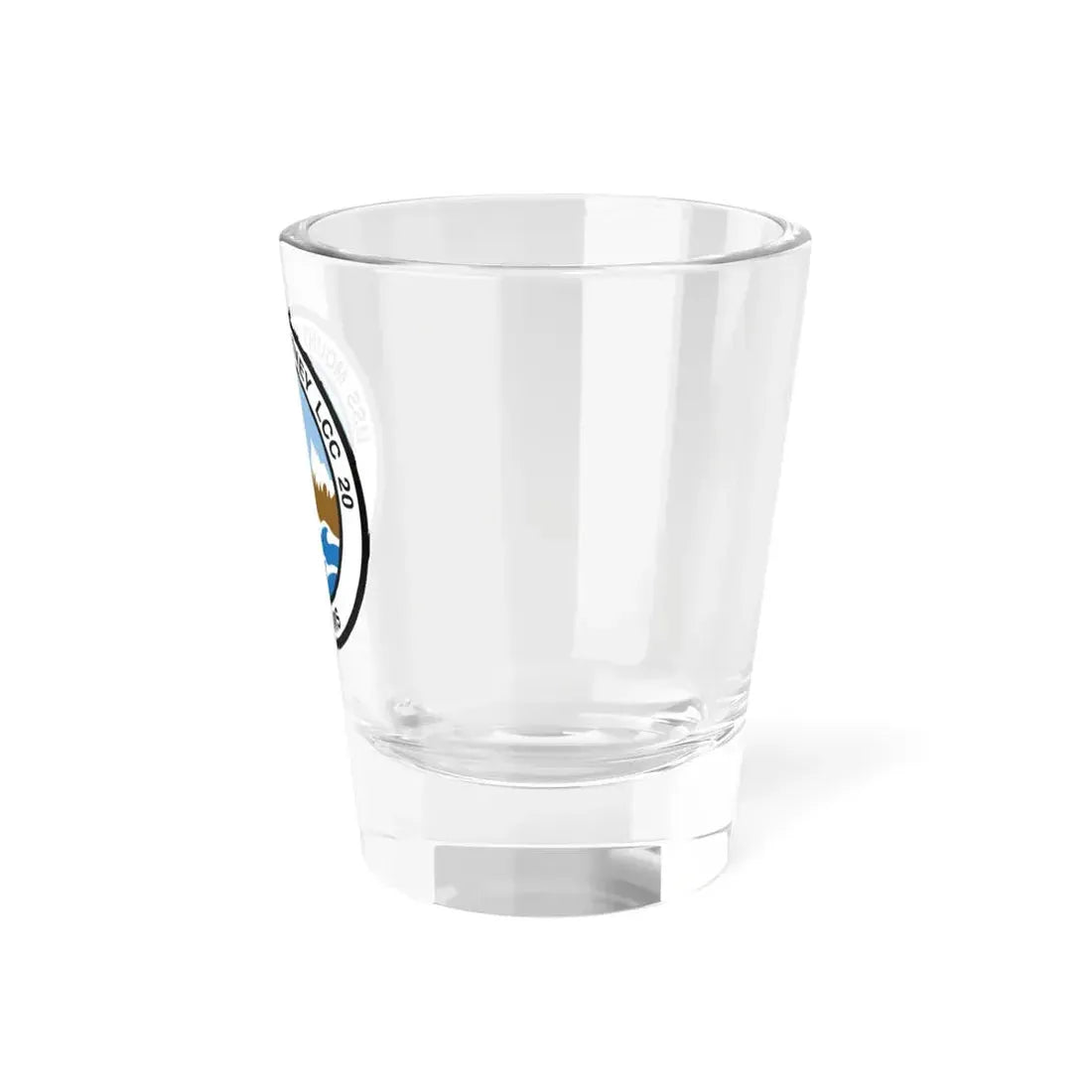 USS Mount Whitney LCC 20 Vox Maris (U.S. Navy) Shot Glass 1.5oz - Go Mug Yourself