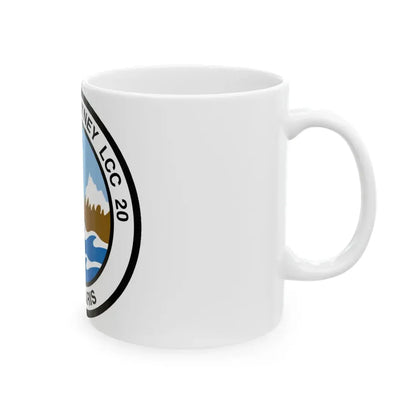 USS Mount Whitney LCC 20 Vox Maris (U.S. Navy) White Coffee Mug - Go Mug Yourself
