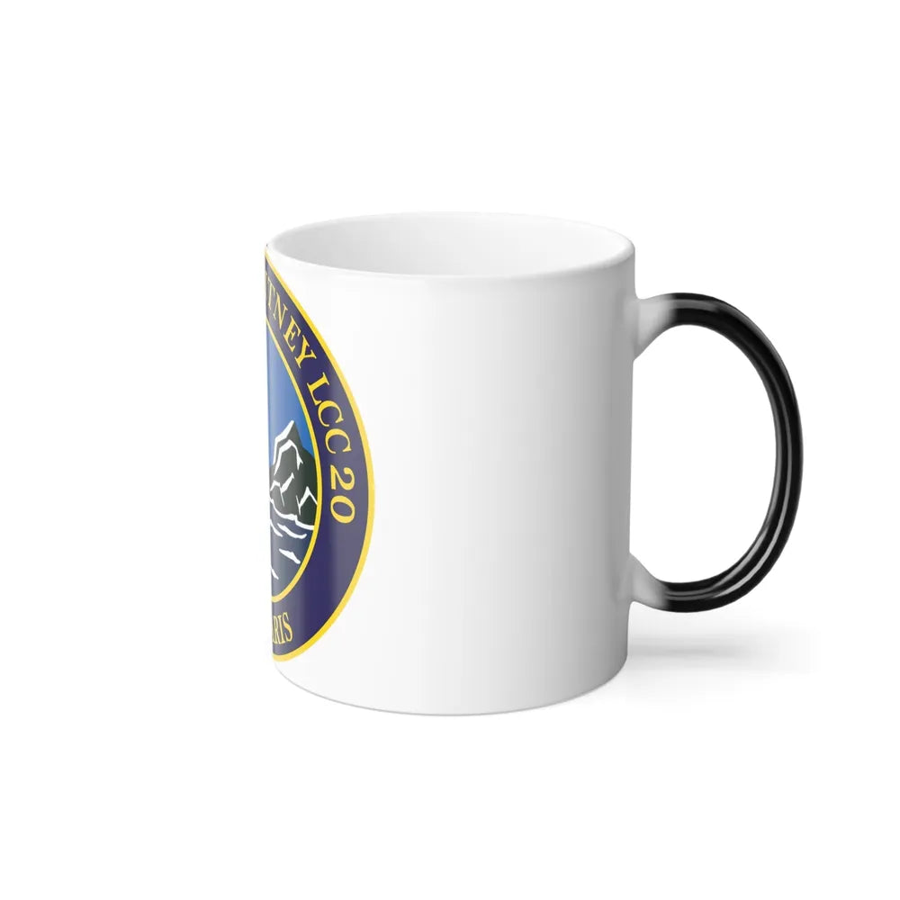 USS Mount Whitney LLC 20 VOX MARIS v2 (U.S. Navy) Color Changing Mug 11oz-Go Mug Yourself