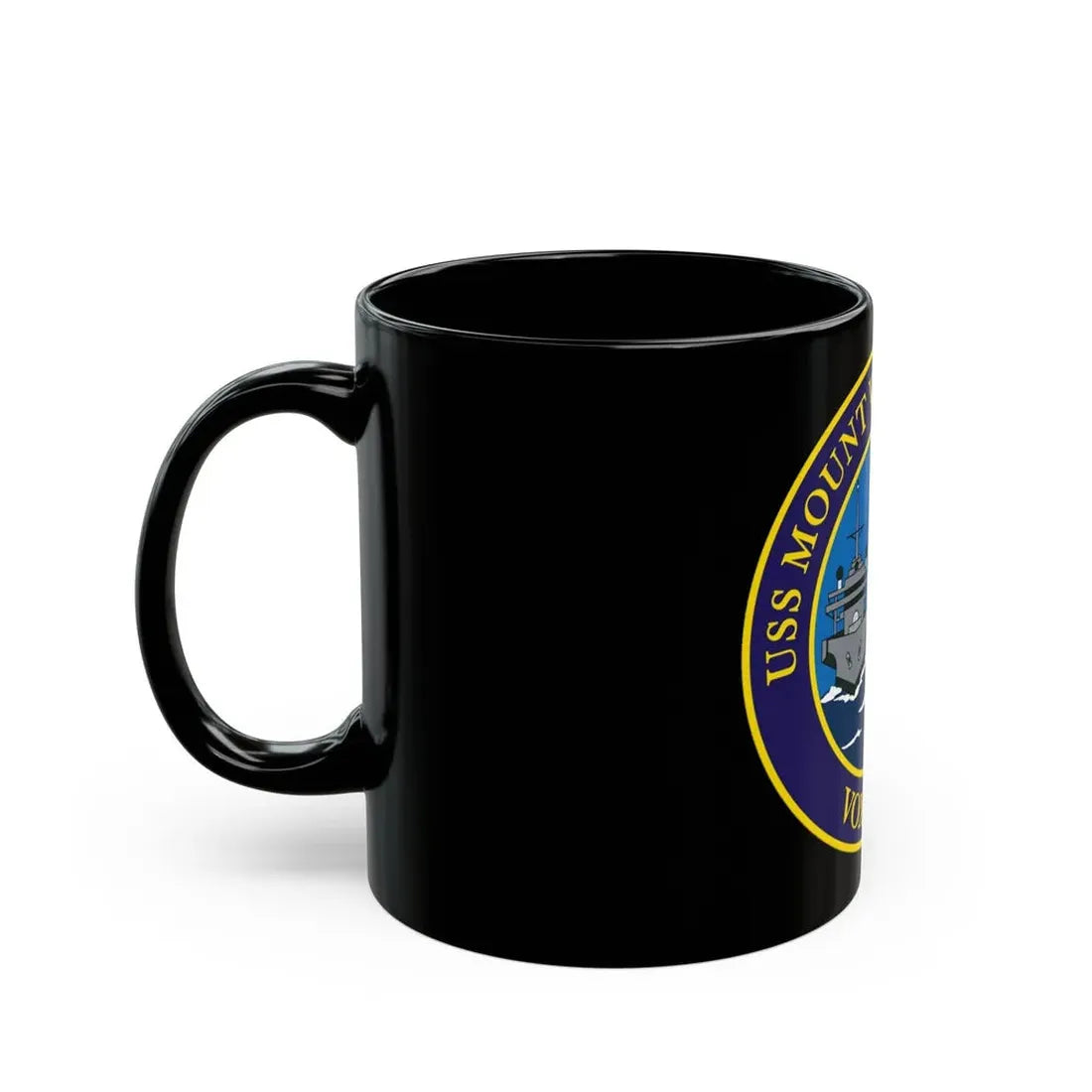 USS Mount Whitney LLC 20 VOX MARIS v2 (U.S. Navy) Black Coffee Mug - Go Mug Yourself