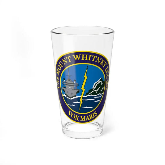 USS Mount Whitney LLC 20 VOX MARIS v2 (U.S. Navy) Pint Glass 16oz 16oz - Go Mug Yourself