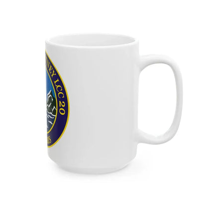 USS Mount Whitney LLC 20 VOX MARIS v2 (U.S. Navy) White Coffee Mug - Go Mug Yourself