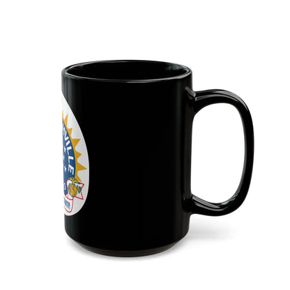 USS Nashille LPD 13 (U.S. Navy) Black Coffee Mug-Go Mug Yourself