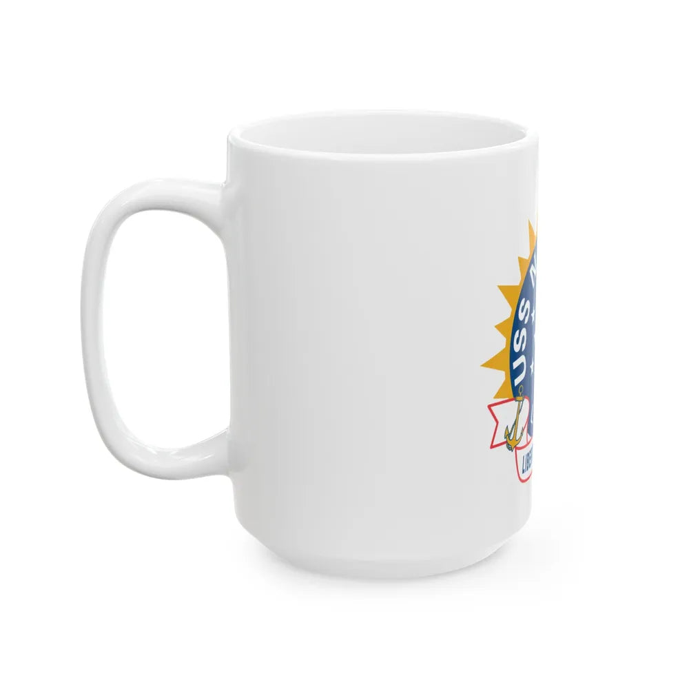 USS Nashille LPD 13 (U.S. Navy) White Coffee Mug-Go Mug Yourself