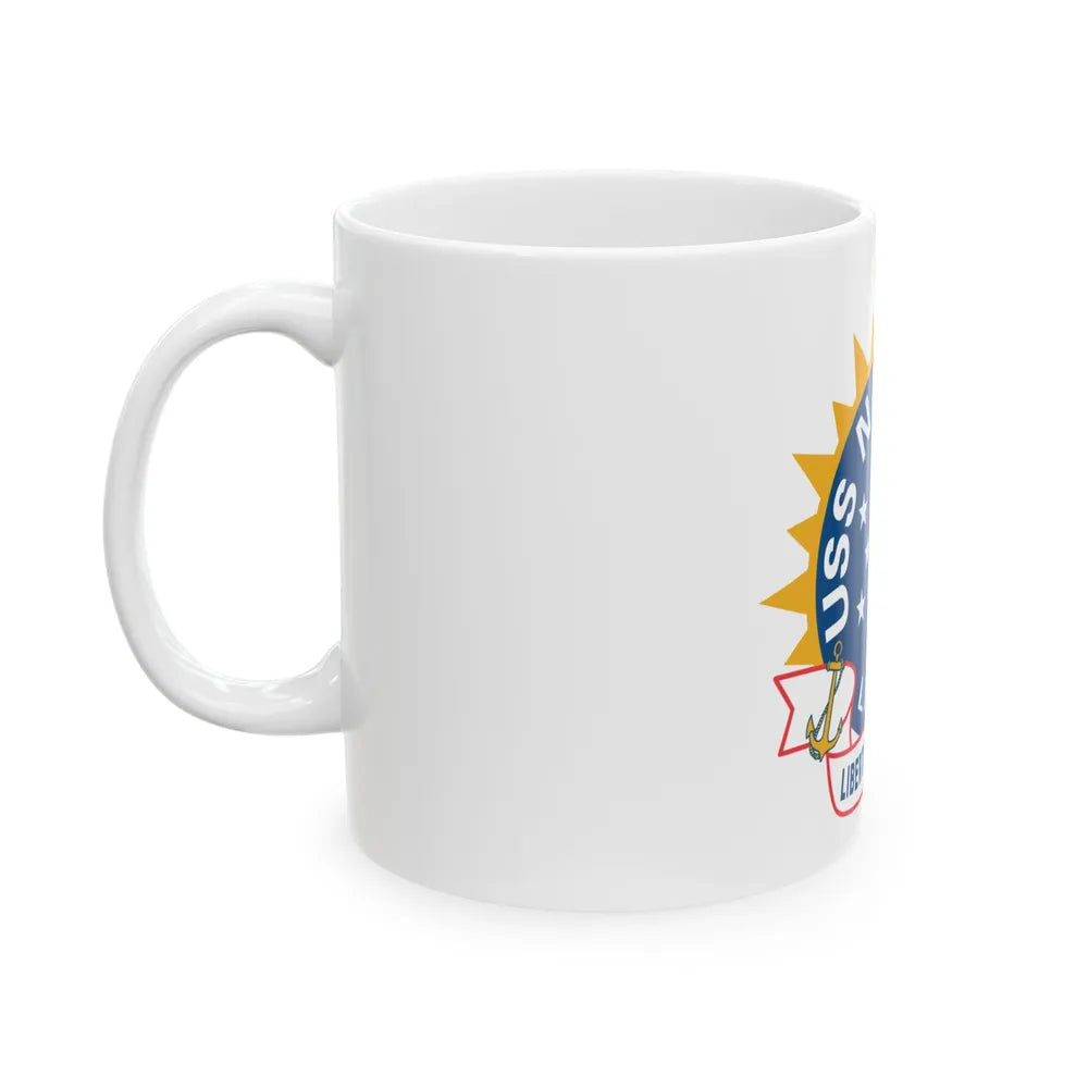 USS Nashille LPD 13 (U.S. Navy) White Coffee Mug-Go Mug Yourself