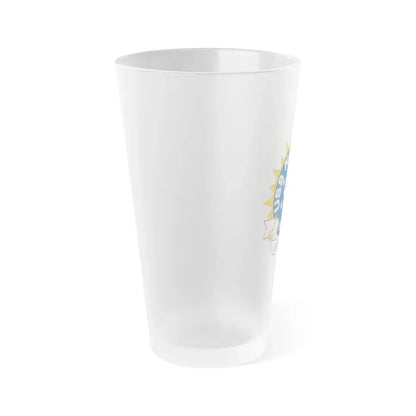 USS Nashille LPD 13 (U.S. Navy) Frosted Pint Glass 16oz - Go Mug Yourself