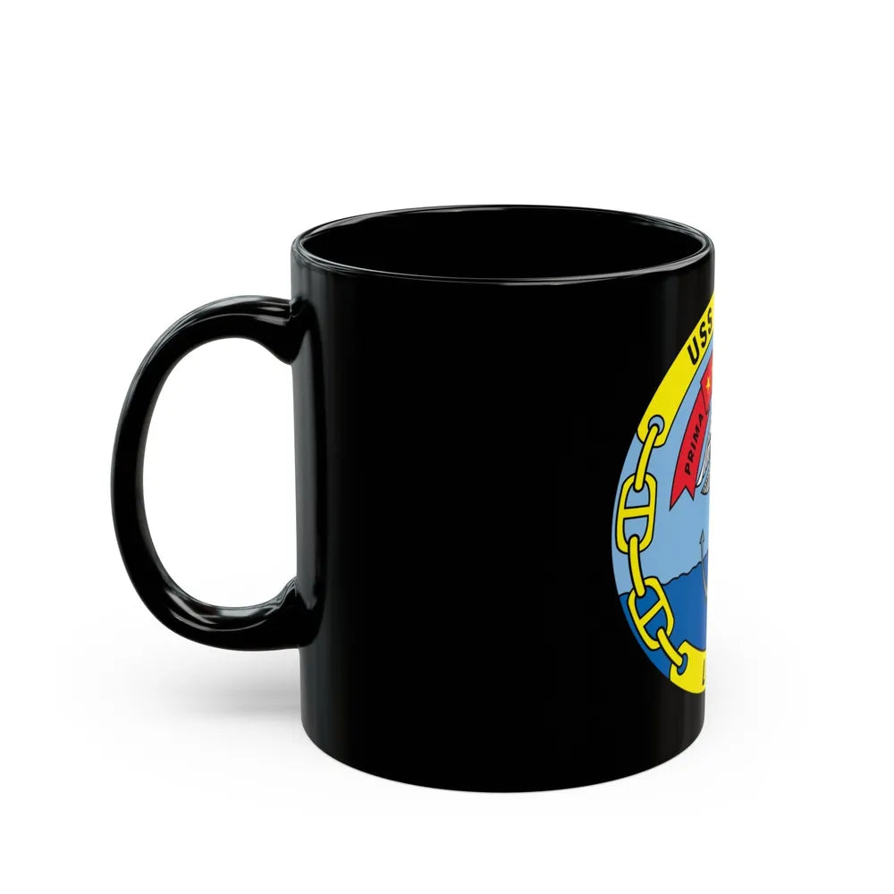 USS Nassau LHA 4 (U.S. Navy) Black Coffee Mug-Go Mug Yourself